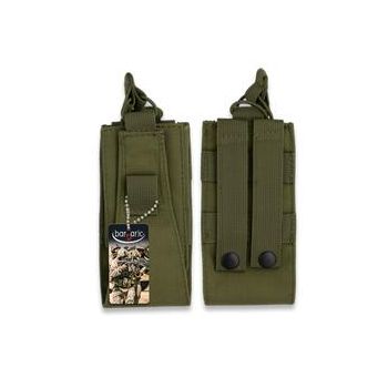 Funda walkie talkie Barbaric verde Molle