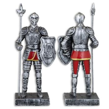 Figura Resina Armadura con Lanza 12 cm 39716 Tole10.