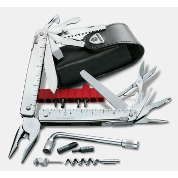 NAVAJA VICTORINOX SWISS TOOL CS PLUS, FUNDA CUERO 3.0338.L