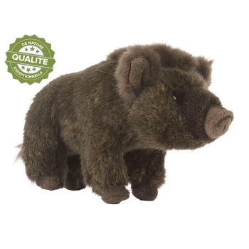 Peluche Nature de Brenne Jabalí de Pie 24 X 13 cm Aprox 49047.