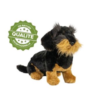 Peluche Nature de Brenne Perro Teckel 28 cm 49053.