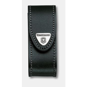 FUNDA CINTURON VICTORINOX PIEL NEGRA C.VELCRO - PEQ.