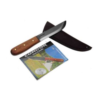 Cuchillo bushcraft BUSHCRAFT BASIC con hoja de acero carbono 1075 de  12
