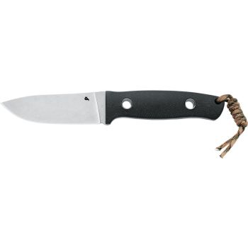 Navaja BlackFox VESUVIUS BF-710 D2 con hoja de acero D2 de 10.5 cm y empuñadura de G-10 Negro de 11.5 cm