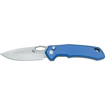 Navaja BlackFox Atros BF-770 BL con hoja de acero VG10 de 8.5 cm y empuñadura deAluminio anodizado azul de 11.5 cm