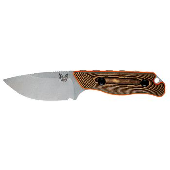 Cuchillo Benchmade Hidden Canyon Hunter 15017-1 con hoja de acero Acero CPM S90V de 7.1 cm y empuñadura de G-10 Richtlite de 9.2 cm