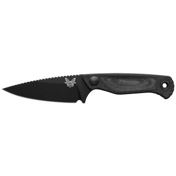 Cuchillo Benchmade Dacian Black con hoja de 9 cm en acero CPM MagnaCut y empuñadura de Micarta de 10.2 cm