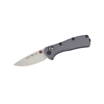 Navaja Buck MINI RANGE ELITE GRIS 0790GYS-B con hoja de acero MAGNACUT de 6,7 cm y empuñadura de Aluminio de 9,2 cm