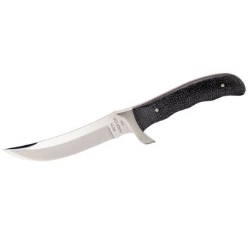 Cuchillo Buck AKONUA NEGRO MICARTA YUTE EDICIÓN LIMITADA 402BKSLE con hoja de acero S35VN de 12,1 cm y empuñadura de Micarta de 13,6 cm