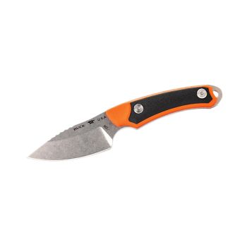 Cuchillo Buck ALPHA SCOUT SELECT NARANJA/NEGRO 662ORS con hoja de acero 420HC de 7,3 cm y empuñadura de GFN de 9,5 cm