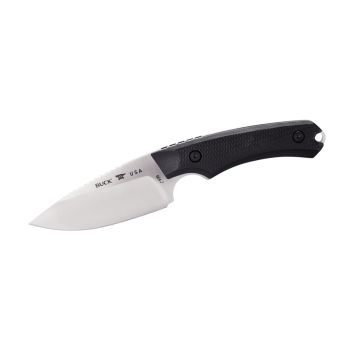 Cuchillo Buck ALPHA HUNTER ELITE NEGRO G-10 664BKS MAGNACUT con hoja de acero MAGNACUT de 9,5 cm y empuñadura de G-10 de 11,1 cm