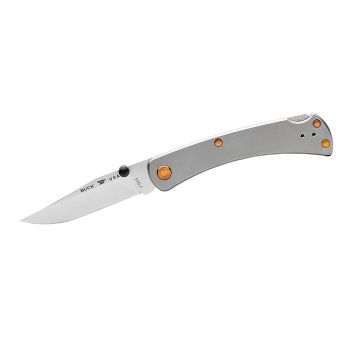 Navaja Buck FOLDING HUNTER TITANIUM SLIM PRO TRX EDICIÓN LIMITADA 110GYSLE1 con hoja de acero S45VN de 9,5 cm y empuñadura de TITANIO de 12,7 cm