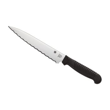 Cuchillo Spyderco KITCHEN con hoja de acero Mbs-26 16,5 cm y empuñadura de Polipropileno de 11 cm.