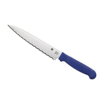 Cuchillo Spyderco KITCHEN con hoja de acero Mbs-26 16,5 cm y empuñadura de Polipropileno de 11 cm.