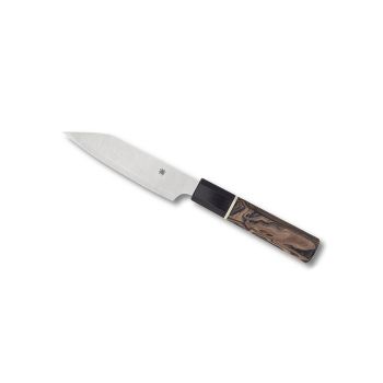 Cuchillo Spyderco ITAMAE con hoja de acero Super 11,7 cm y empuñadura de G-10 de 10,8 cm.