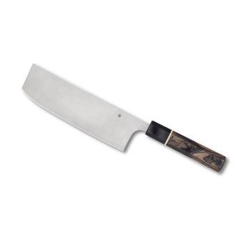 Cuchillo Spyderco ITAMAE con hoja de acero Super 18,5 cm y empuñadura de G-10 de 12,4 cm.