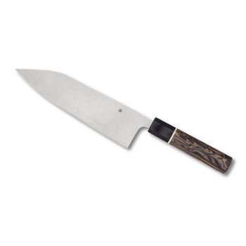 Cuchillo Spyderco ITAMAE con hoja de acero Super 19,5 cm y empuñadura de G-10 de 12,4 cm.