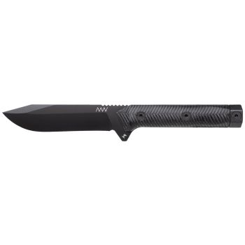 Cuchillo Acta Non Verba M73 con hoja de acero Sleipner 12,5 cm y empuñadura de Micarta de 14 cm.