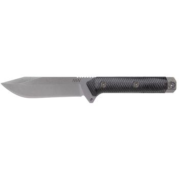 Cuchillo Acta Non Verba M73 con hoja de acero Sleipner 12,5 cm y empuñadura de Micarta de 14 cm.