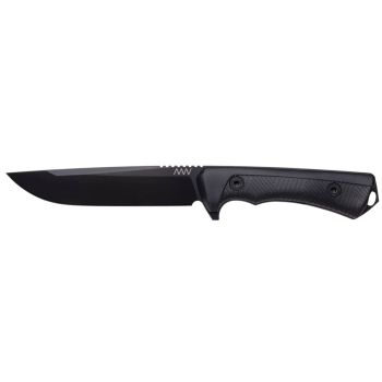 Cuchillo Acta Non Verba con hoja de acero Sleipner 13 cm y empuñadura de GRN de 13,5 cm.