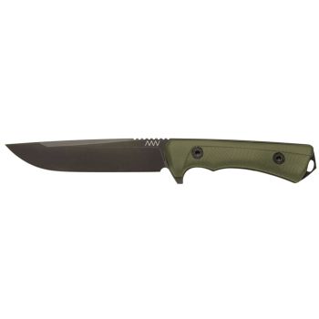 Cuchillo Acta Non Verba con hoja de acero Sleipner 13 cm y empuñadura de GRN de 13,5 cm.