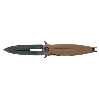 Navaja Acta Non Verba con hoja de acero Sleipner 10 cm y empuñadura de G10 de 13 cm.