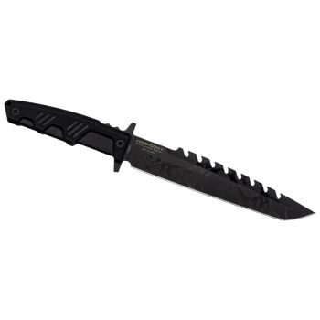Cuchillo Extrema Ratio HARPOON F EVO Limited Edition 0014/BLK/G10 con hoja de acero BöHLER N690 (58HRC) de 20.9 cm y empuñadura de G-10 de 13.1 cm