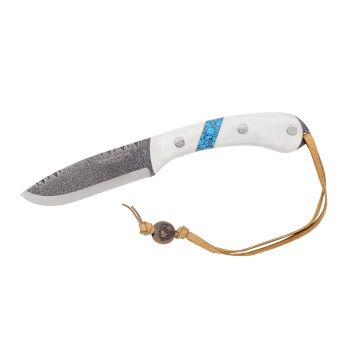 Cuchillo Condor BLUE RIVER con hoja de acero 1095 de 10,9 cm y empuñadura de Micarta de 12,7 cm.