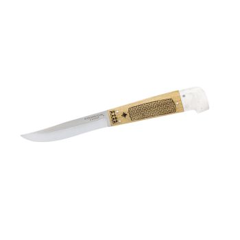 Cuchillo Condor SAMICARTA con hoja de acero 14C28N de 9,8 cm y empuñadura de Micarta de 10,4 cm.