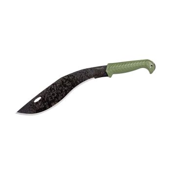 Cuchillo Condor machete Condor TERRAKUKRI CTK2862-13AHC Army Green con hoja de acero 1075 de 32,4 cm y empuñadura de polipropileno de 13,6 cm.