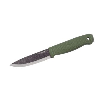 Cuchillo Condor TERRASAUR con hoja de acero 1095 de 10,5 cm y empuñadura de nogal de 12,3 cm.
