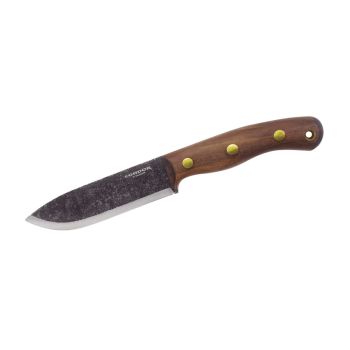 Cuchillo Condor BISONTE con hoja de acero 1095 de 12 cm y empuñadura de nogal de 12 cm.