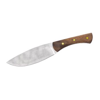 Cuchillo Condor KNULUJULU con hoja de acero 440C de 16,3 cm y empuñadura de nogal de 12,9 cm.