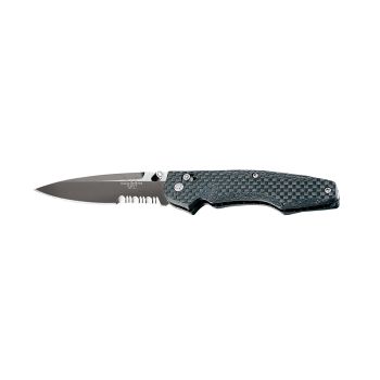 Navaja Benchmade OSBORNE 770SBC1 FIBRA DE CARBONO NEGRA COMBO con hoja de acero Acero inoxidable 154CM de 7 cm y empuñadura de Fibra de carbono de 9.5 cm