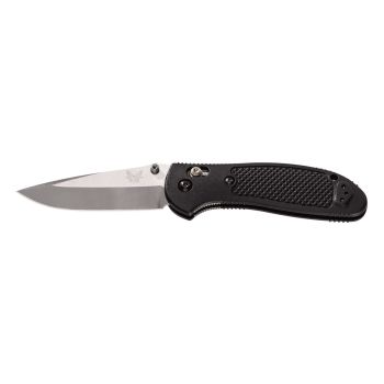 Navaja Benchmade GRIPTILIAN 551-S30V DROP NEGRA SATINADA con hoja de acero Acero inoxidable CPM-S30V de 8.8 cm y empuñadura de Nailon de 11.7 cm