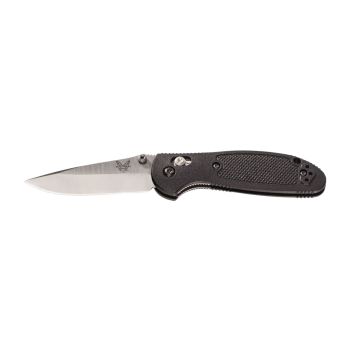 Navaja Benchmade MINI GRIPTILIAN 556-S30V DROP NEGRA SATINADA con hoja de acero Acero inoxidable CPM-S30V de 7.4 cm y empuñadura de Nailon de 9.8 cm