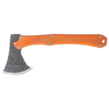 Hacha Condor Mountain Pass 62740 con hoja de acero al carbono 1075 de 10.80 cm y empuñadura de Micarta de 24.6 cm