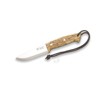 Cuchillo Joker CL143 Ranger con hoja de acero 14C28N de 11 cm y empuñadura de abedul rizado de 12