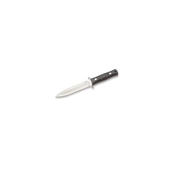 Cuchillo Joker CM43 Lince con hoja de acero MoVa 1.4116 de 15 cm y empuñadura de micarta negra de 12