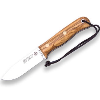 Cuchillo Joker CO118 Campero con hoja de acero K720 de 10 cm y empuñadura de madera de olivo de 11,5 cm