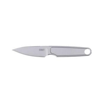 Cuchillo Crkt HANGTI GRAY 7066 con hoja de acero Titanio de 4,3 cm y empuñadura de Titanio de 5,9 cm
