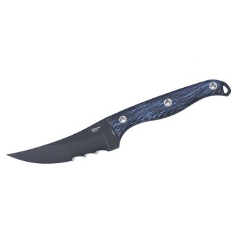 Cuchillo Crkt CLEVER GIRL W/VEFF SERRATIONS 2709B con hoja de acero SK5 de 11,7 cm y empuñadura de G-10 de 14 cm