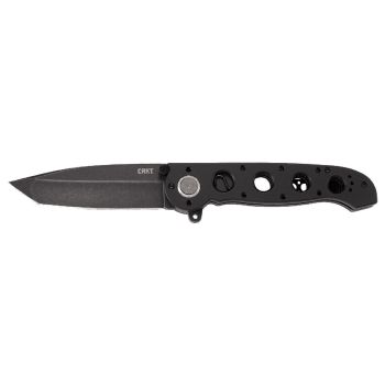 Navaja Crkt M16-DB TANTO LARGE BLACK DEADBOLT M16-04DB con hoja de acero D2 de 9,9 cm y empuñadura de Aluminio de 13,8 cm