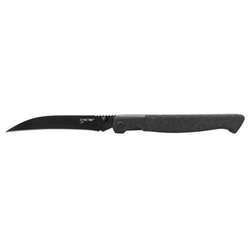 Navaja Cold Steel Spector Hawkbill FL39SHB con hoja de acero Acero inoxidable 20CV de 7.60 cm y empuñadura de Fibra de carbono de 12.70 cm