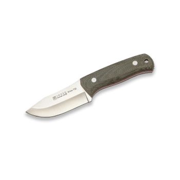 Cuchillo Joker Erizo TS-2 CV142 con hoja de acero böhler N695 de 9,5 cm y empuñadura de micarta canvas verde de 11 cm. Funda de kydex sencilla o completa