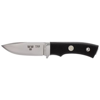Cuchillo Fällkniven Tre Kronor con hoja de acero 3G de 8.0 cm y empuñadura de Thermorun (material de polímero resistente) de 9.5 cm