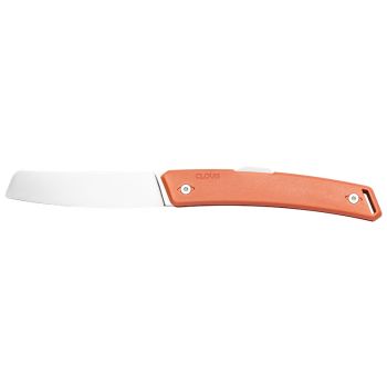 Navaja Florinox Clovix – Naranja óxido con hoja de acero MA5 (inox) de 9.0 cm y empuñadura de poliamida y fibra de vidrio de 12.0 cm