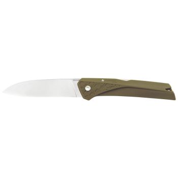 Navaja Florinox Kiana Kaki KLKAKI con hoja de acero X35Cr16N (acero inoxidable) de 8.7 cm y empuñadura de Poliamida de 11.3 cm