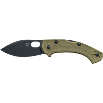 Navaja Fox ZERO 2.0 DESERT WARRIOR FX-311 OD con hoja de acero Becut de 7 cm y empuñadura de FRN verde  de 9.5 cm