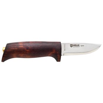 Cuchillo nórdico HELLE 200006 Spire con hoja de acero 12C27 de 9.3 cm y empuñadura de Abedul de 10.5 cm